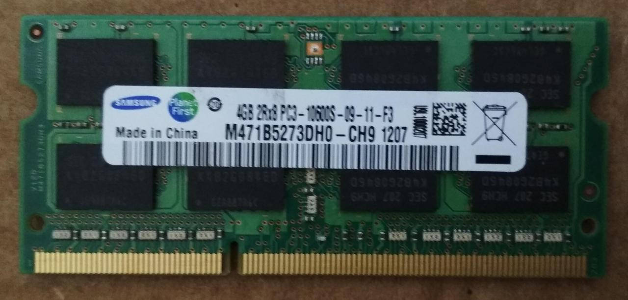 

Для ноутбука 4GB DDR3 1333MHz Samsung PC3 10600S 2Rx8 RAM Оперативная память