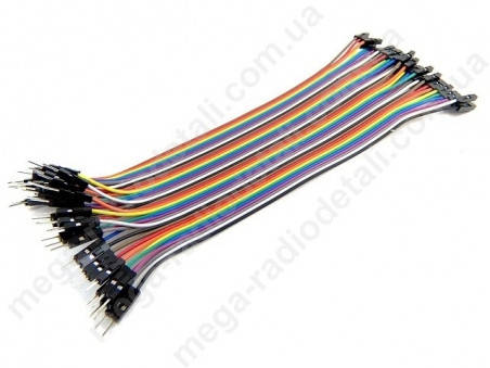 

Комплект перемичок 1pin 20см M/M 40шт для MB102
