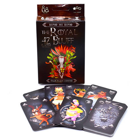 

Настольная игра The ROYAL BLUFF укр RBL-01-01U,RBL-01-02U