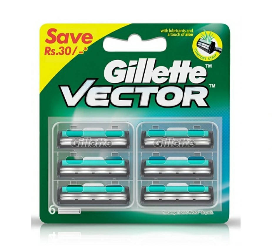 

Сменные кассеты Gillette Vector 6 шт.