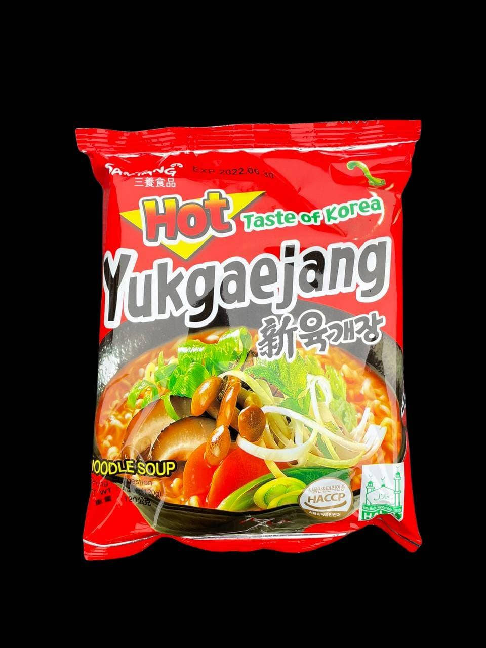 

Локшина-рамен/Корея Makaron Makar.inst.Hot Mushroom Yukgaejang 120 грам SAMYANG