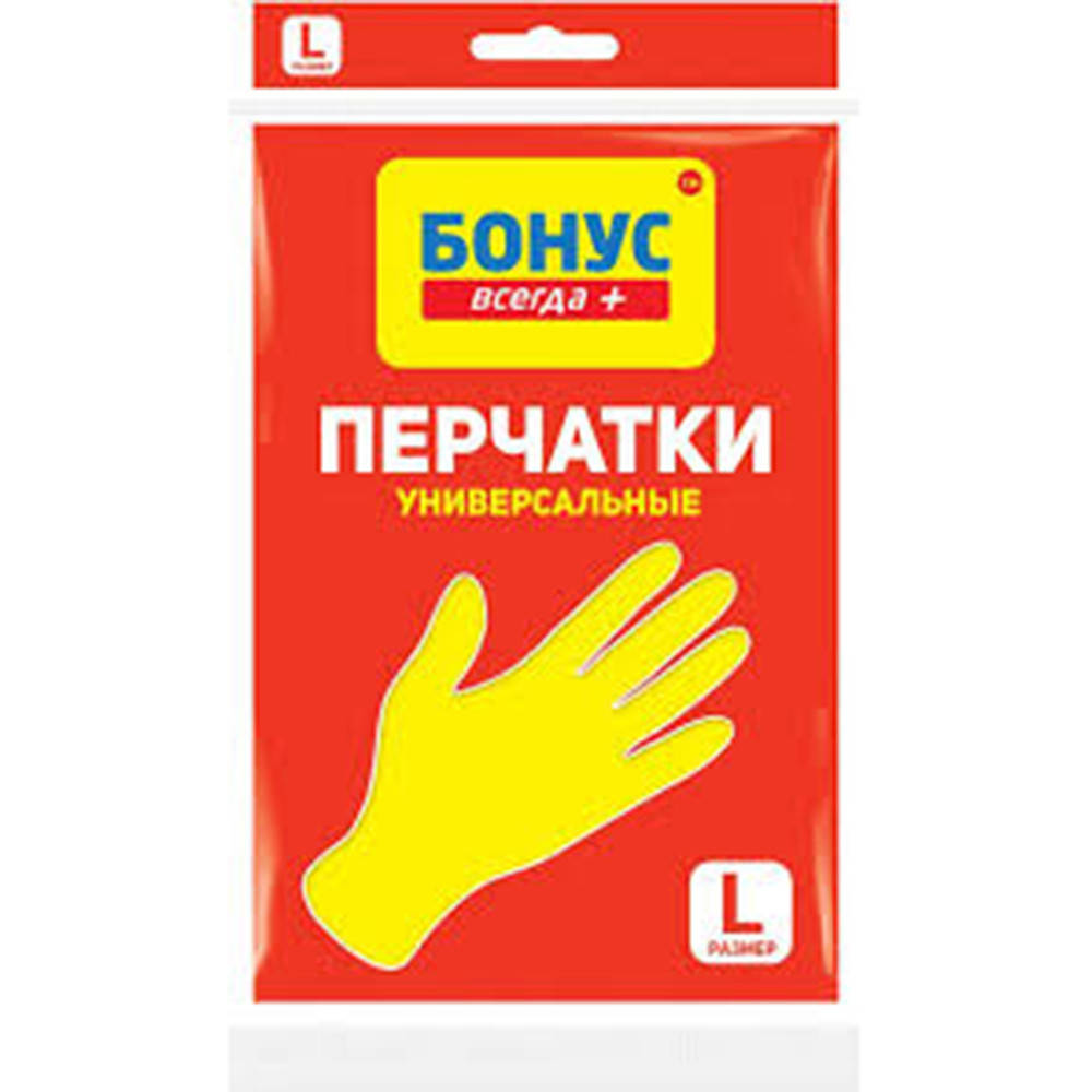 

Рукавички гумові універсальні L ТМ Бонус