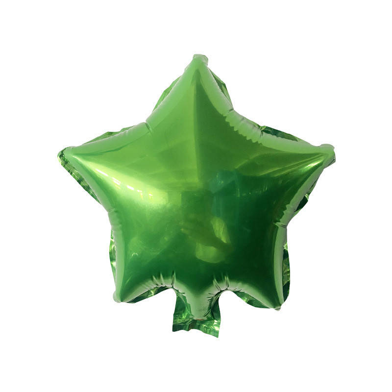 

Шарик фольгированный "Звезда зелёная" диаметр 10" (Китай), Зелёный