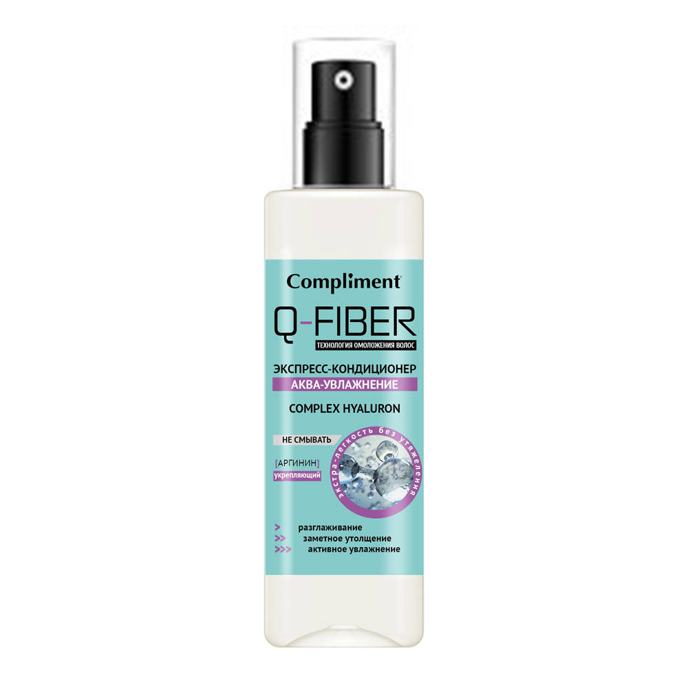 

Увлажняющий экспресс-кондиционер для волос Hyaluron Complex Q-Fiber Compliment 200 мл.