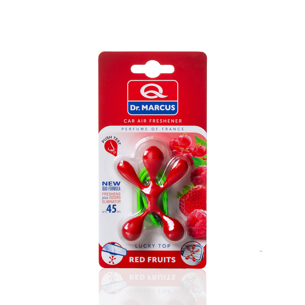 

Освіжувач салону Lucky Top Red Fruits (Червоні фрукти) Dr.Marcus
