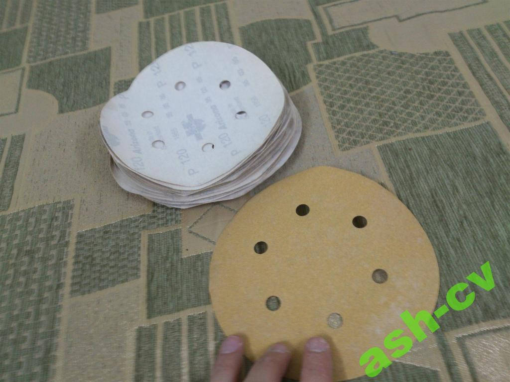 

Наждачный круг WURTH P-120(Germany) На липучке