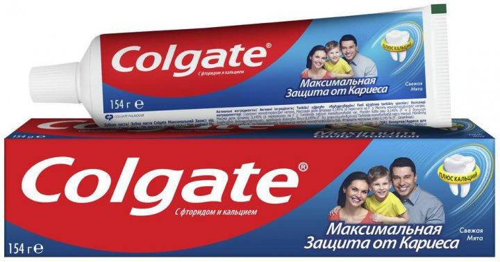 

Зубная паста Colgate Максимальная защита от кариеса Свежая мята 100 мл