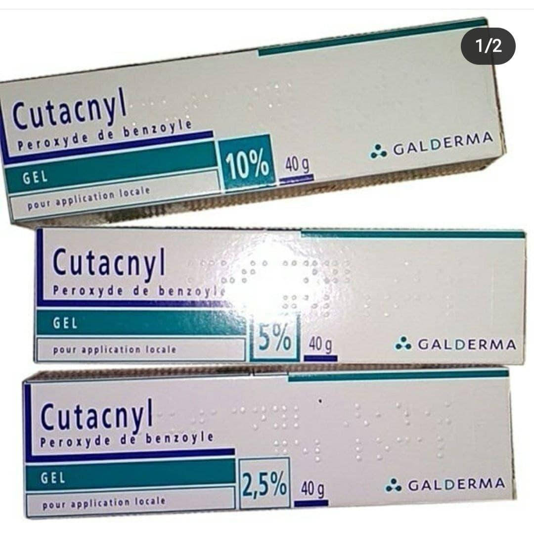 

Cutacnyl gel-он же Benzac AC-в наличии Кутакнил 2.5% и 5% и 10%,от прыщей 15\40g