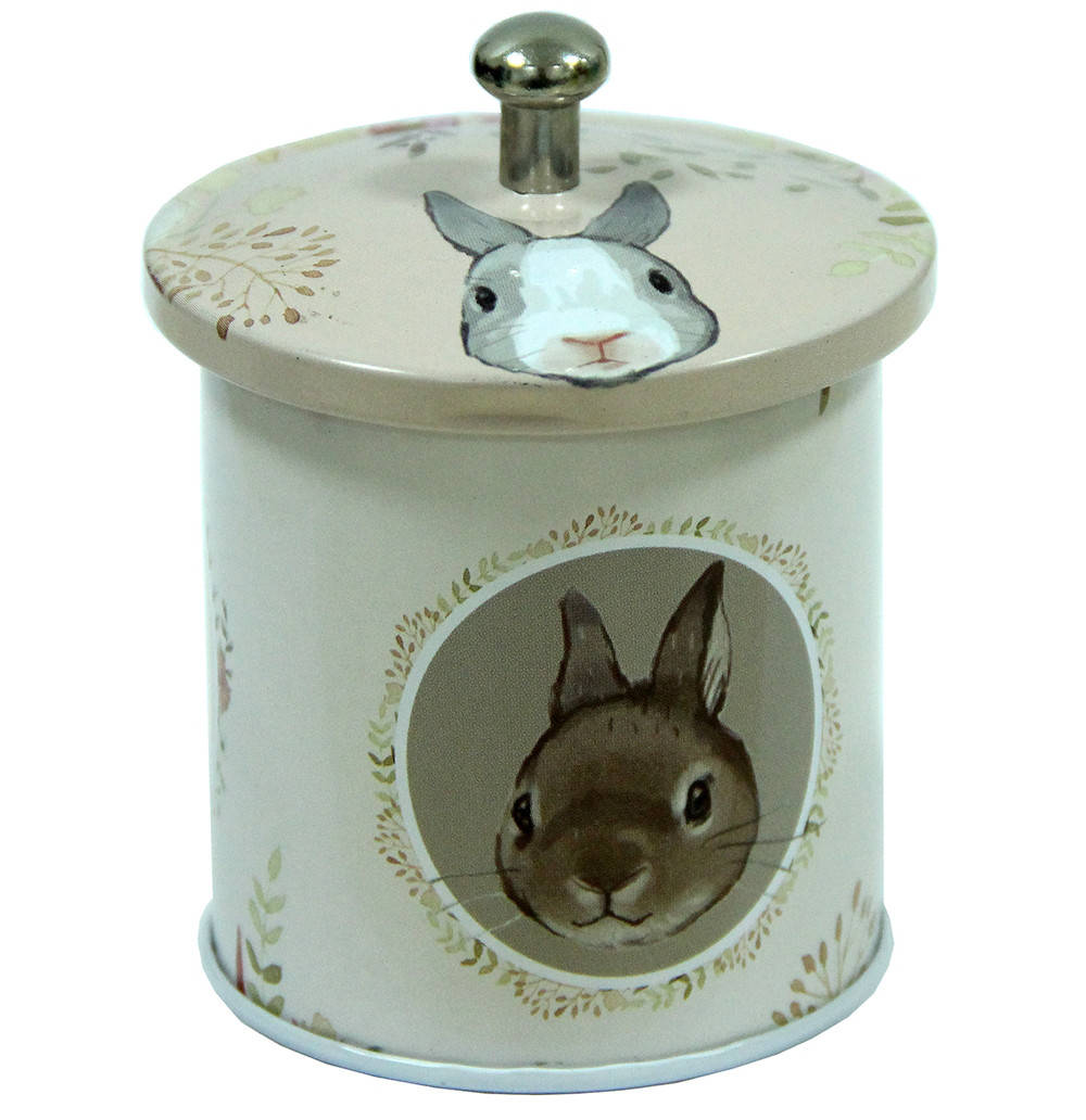 

Железная баночка для чая и кофе Идея Кролик, 7х6см, 50г ( банка для сыпучих )