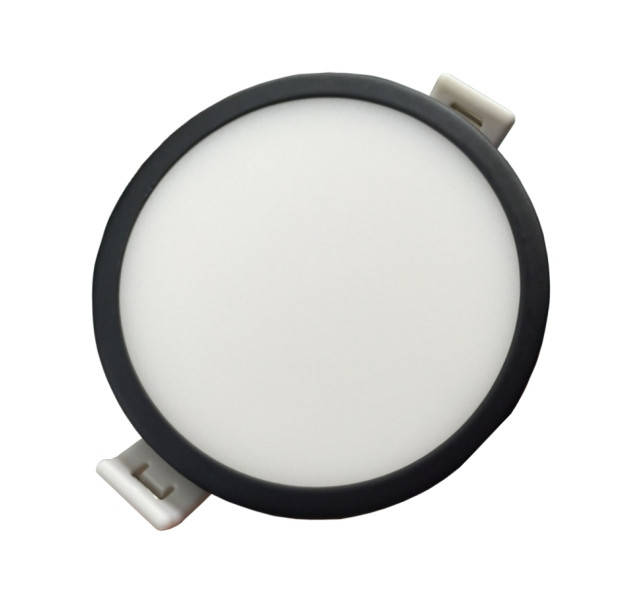 

Светодиодная панель SLIM RIGHT HAUSEN HN-234012 6W 4000K круглый черный Код.57895