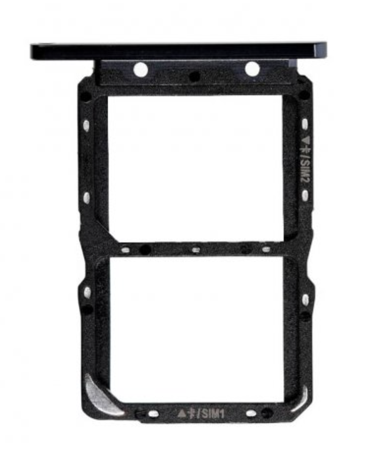 

Слот Sim-карты для Honor 20; Huawei Nova 5T, черный, Midnight Black, на две Sim-карты