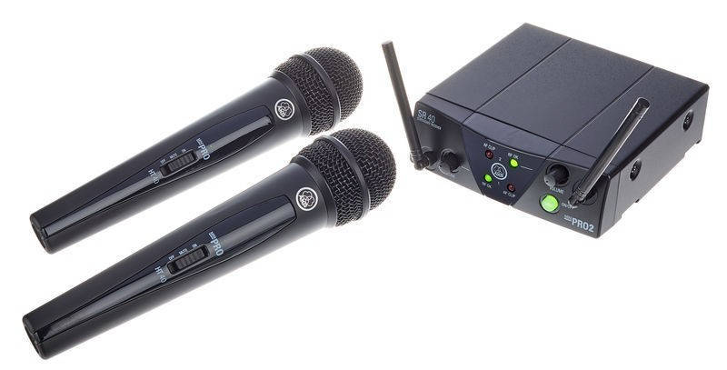 

Беспроводная радиосистема AKG WMS 40 Mini Dual Vocal Set (два микрофона)