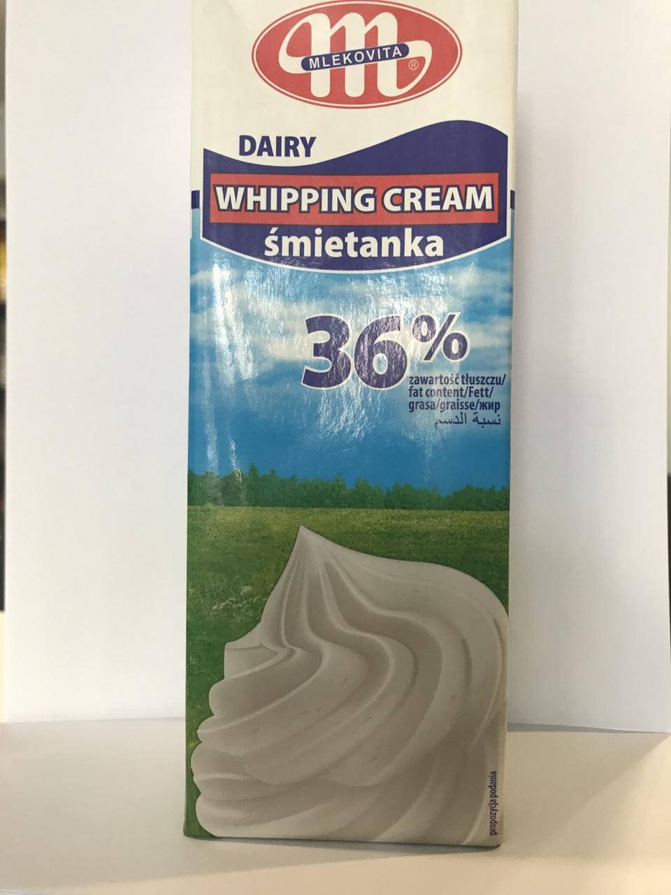 

Вершки кондитерські "MLEKOVITA" 36%