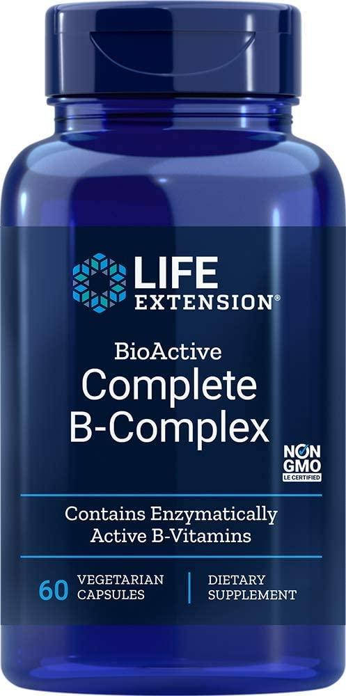 

Комплекс витаминов группы В Life Extension BioActive Complete B-Complex 60 капсул