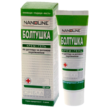 

Болтушка крем-гель для полости рта NanoLine, 30 мл