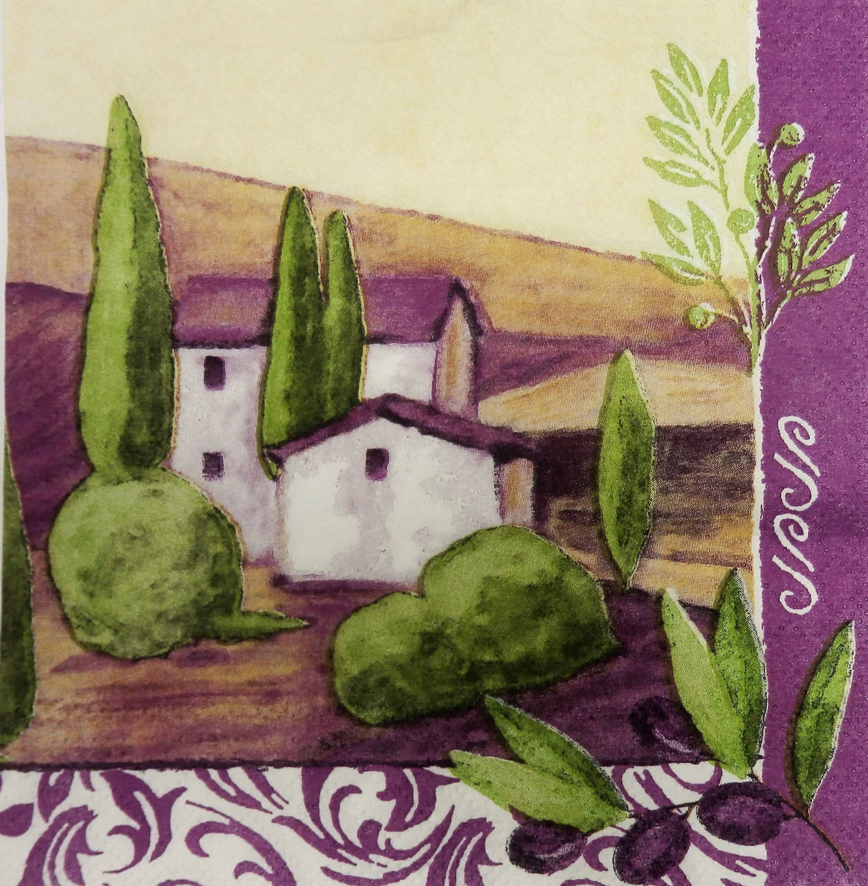 

Салфетка для декупажа ПЛ -33, 3х33см