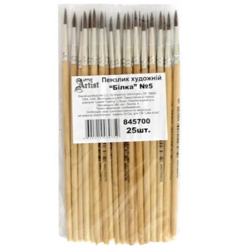 

Кисть Белка № 5 круглая Litle Artist 845700