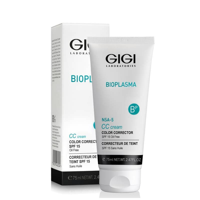 

Крем для коррекции цвета кожи SPF-15 - GIGI Bioplasma CC Cream SPF-15
