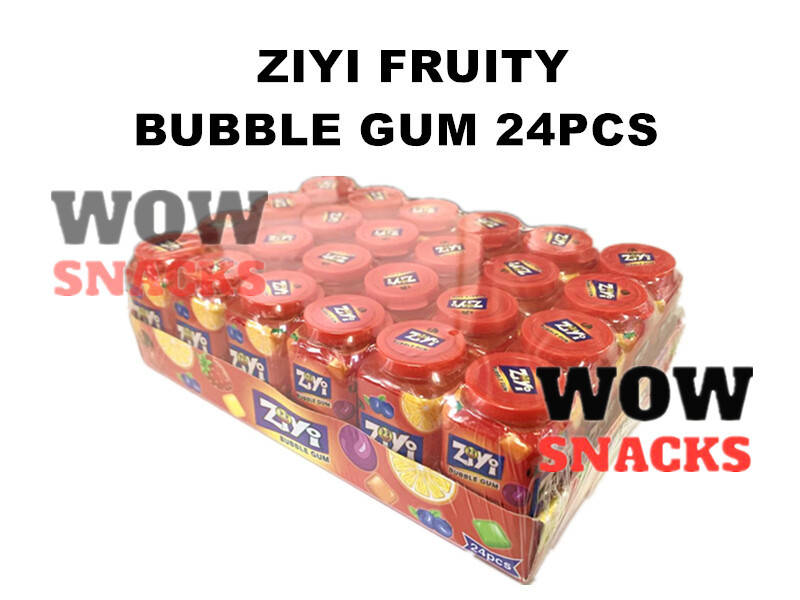 

Жевательная резинка подушечки ziyi bubble gum 24шт