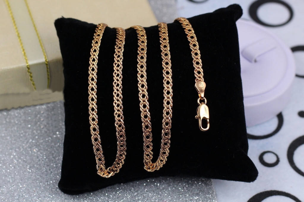 

Цепь Xuping Jewelry ромб с огранкой 45 см 4 мм золотистая