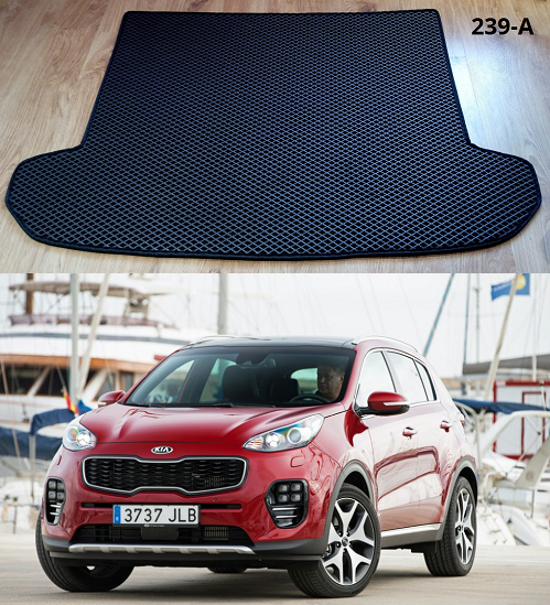 

Коврик ЕВА в багажник Kia Sportage '16-21, Черный