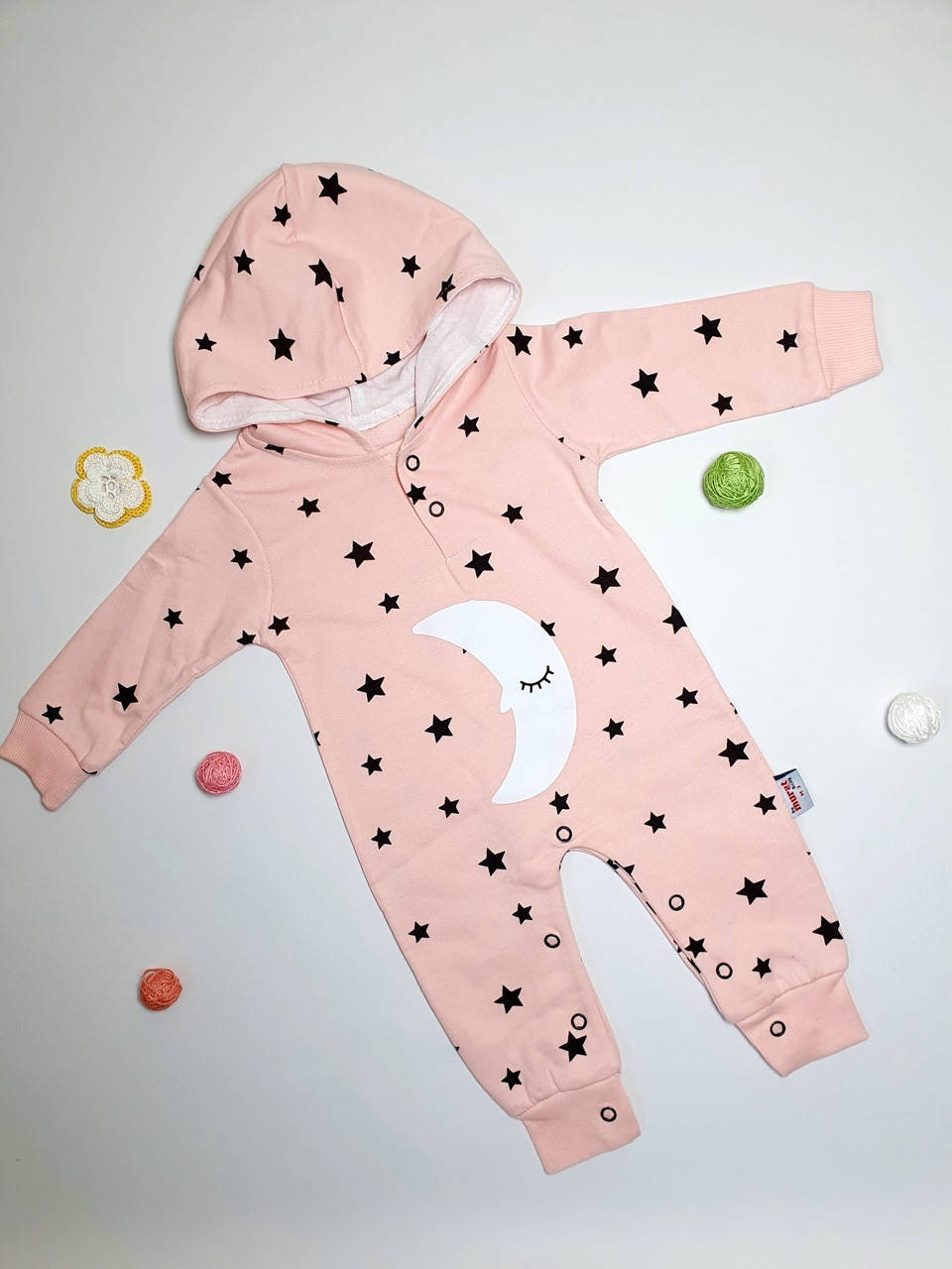 

Детский ромпер человечек комбинезон на девочку весна лето 74см