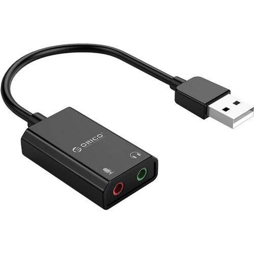 

Внешняя звуковая карта Orico USB Sound Card Adapter SKT2-BK Black