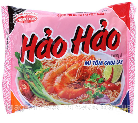 

Вьетнамская мивина Лапша быстрого приготовления Hao Hao