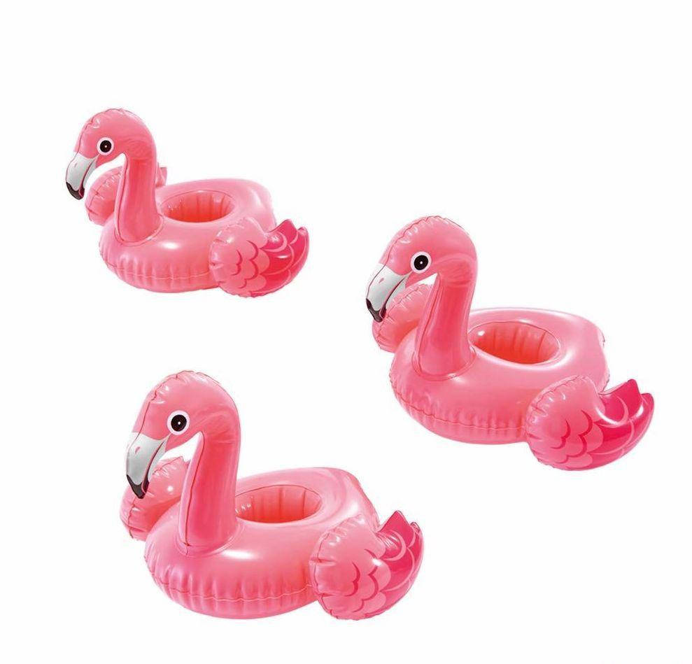 

Надувной держатель для напитков (подстаканник) "Фламинго" 33х25 см Intex, 3шт (57500)