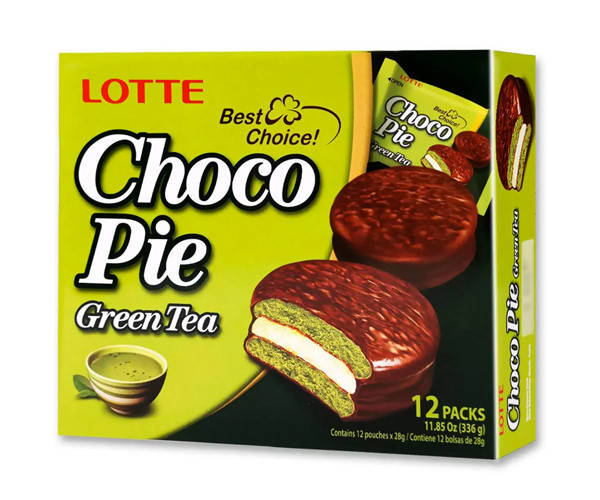 

Печенье Lotte Choco Pie Green Tea 12s 336 g