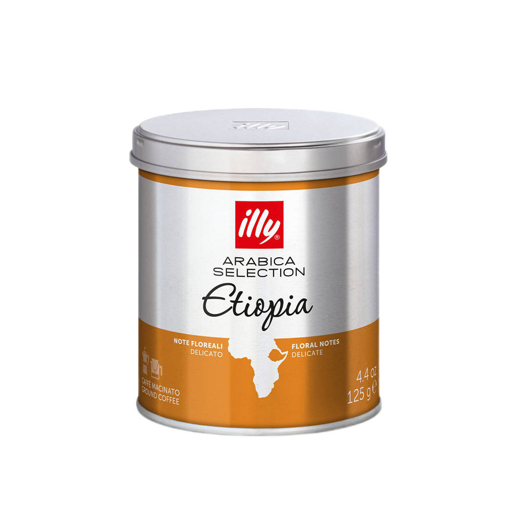 

Молотый кофе illy Monoarabica Эфиопия в банке 125 г