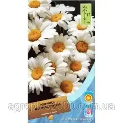 

Семена Ромашка Крупноцветковая белая 0,2 грамма MoravoSeed, Белый