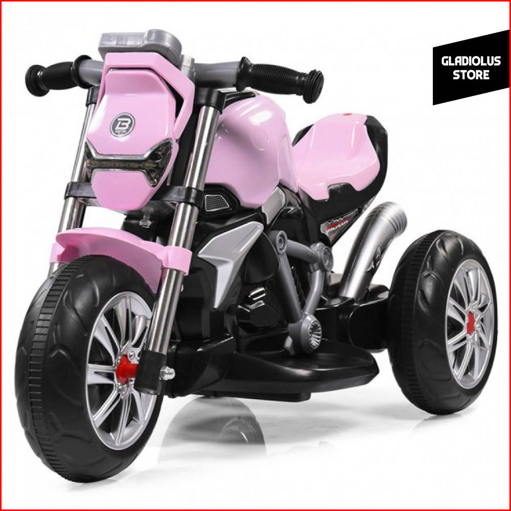 

Детский электромотоцикл BAMBI M-3639 (розовый)