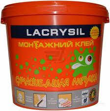

Lacrysil сумасшедшая липучка универсальный строительный клей 12 кг, Белый