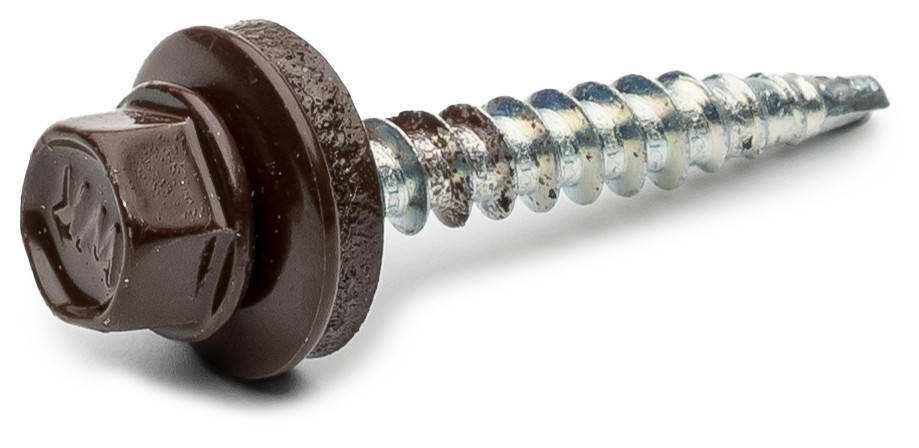 

Саморез для профнастила 4,8х55 RAL 8004 медно-коричневый Wkret-Met 200 шт