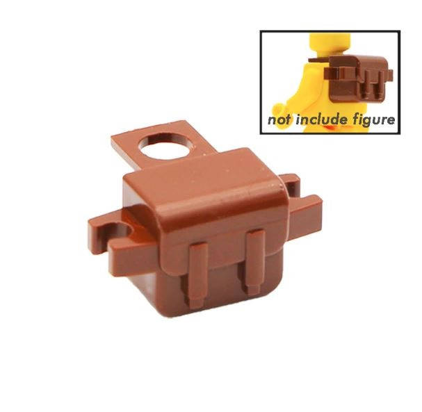 

Армейский ранец/рюкзак/сумка/кобура для фигурок, аксессуары для конструктора Лего Коричневый тип2