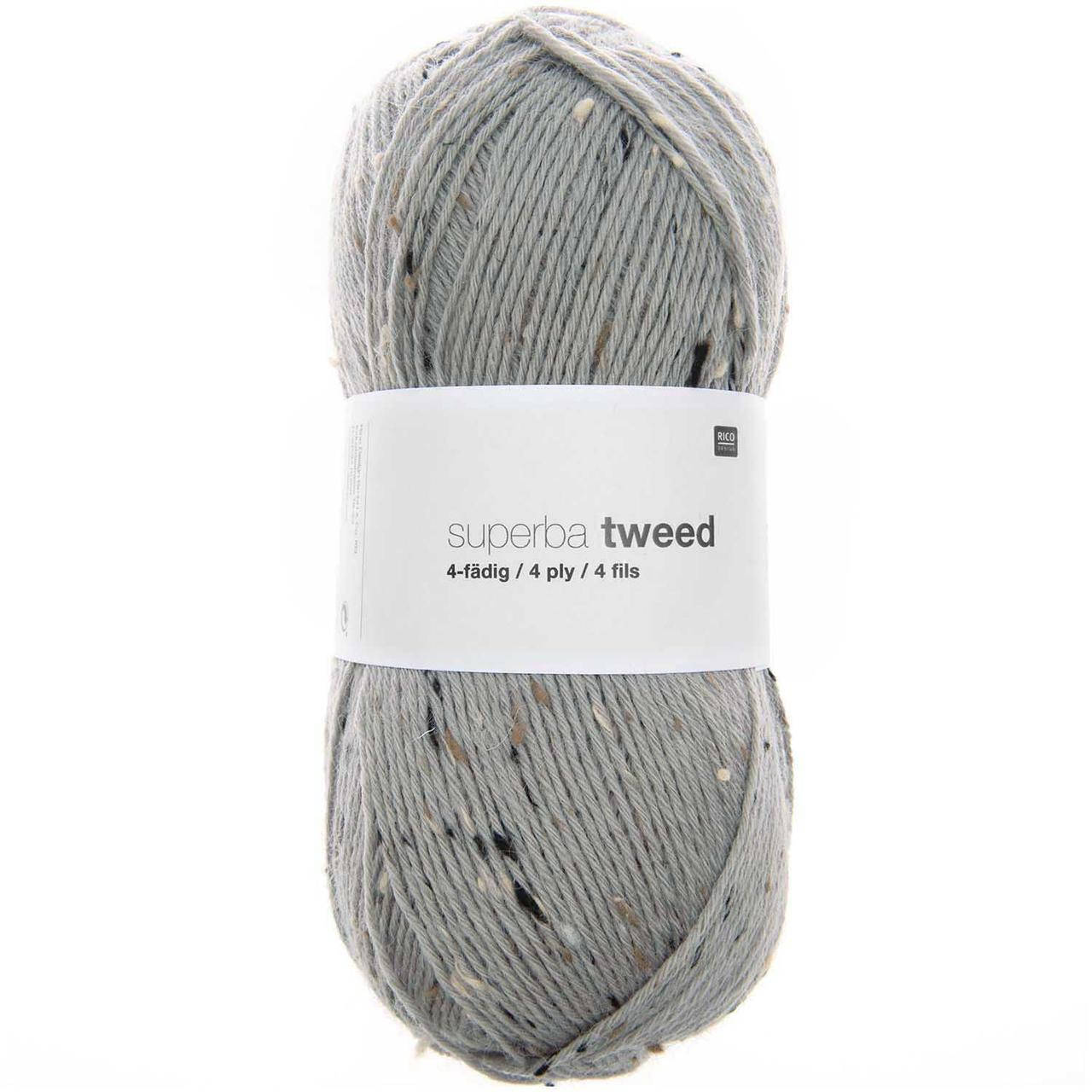 

Пряжа Rico Superba Tweed 4-ply (цвет 002 Mauve)