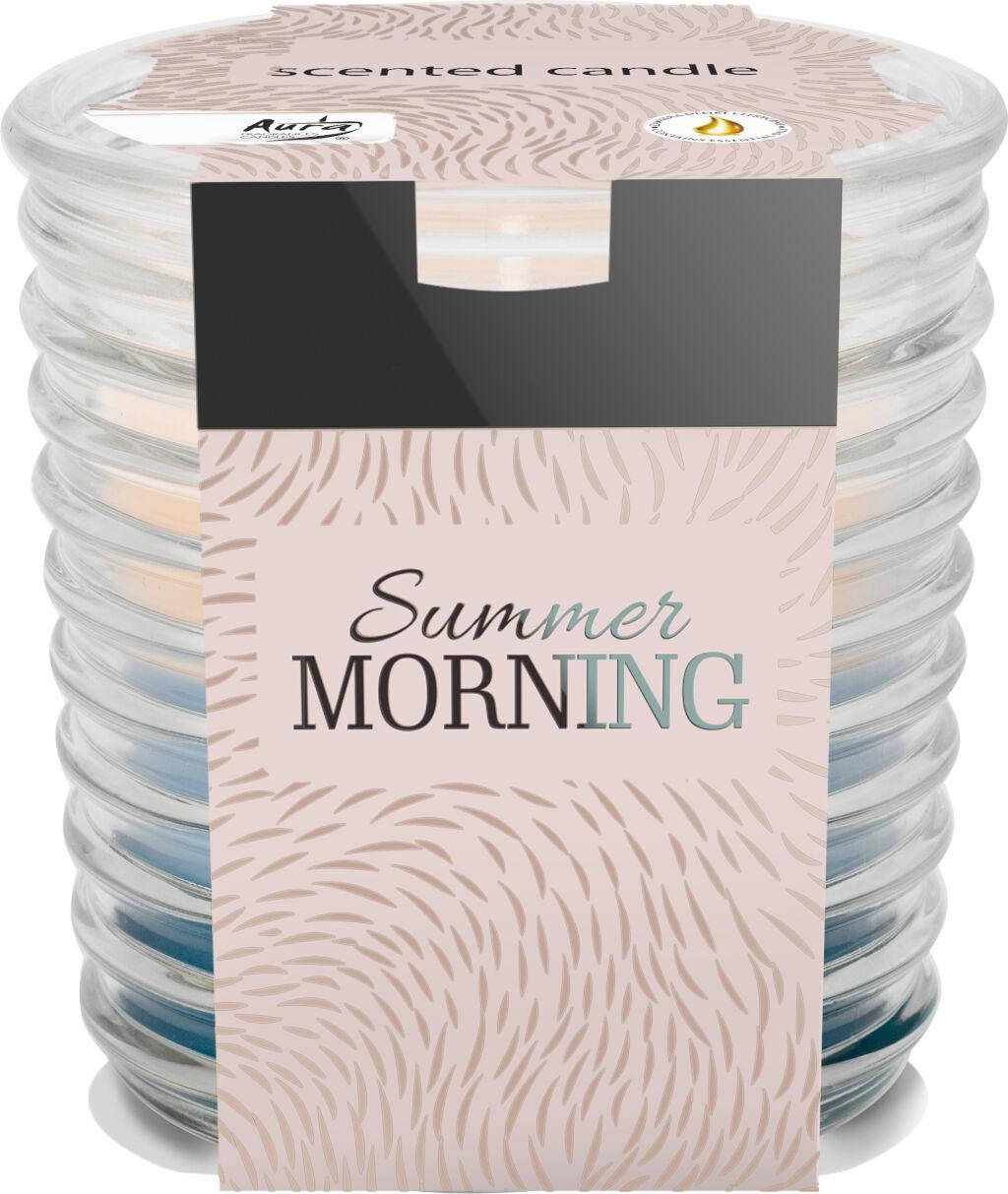 

Ароматическая свеча в стекле BISPOL летнее утро, Синий