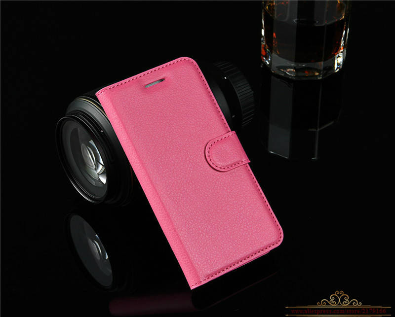 

Чехол книжка Lichee для Xiaomi Redmi 6 Pro (9 цветов) малиновый
