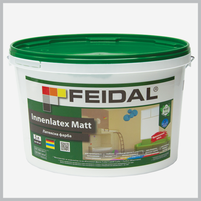 

Краска Feidal Innenlatex Matt 5 л, Белый