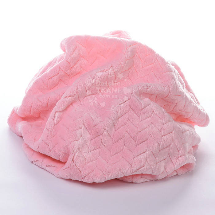 

Плюш косичка розового цвета, Розовый