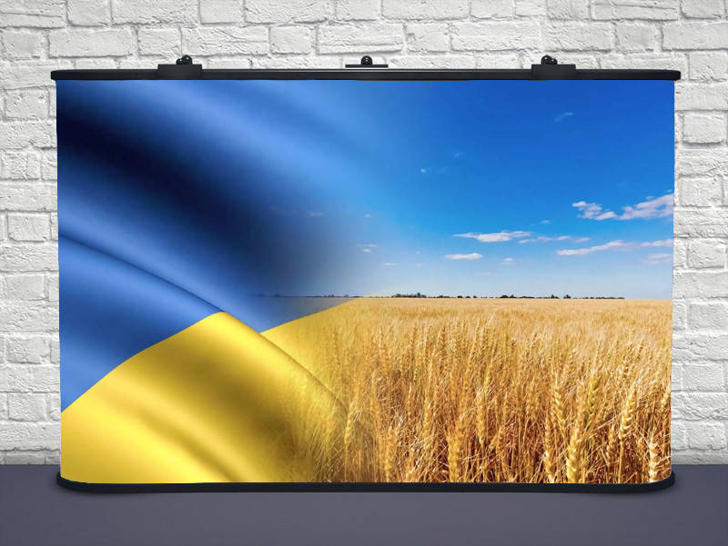 

Баннер универсальный Украина (любая надпись)