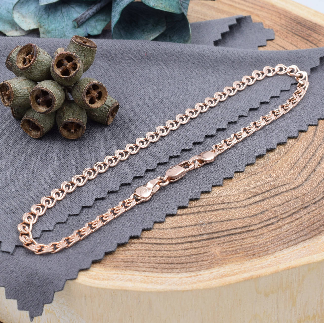 

Браслет Xuping Love 40215 ширина 3.5 мм позолота РО длина 21