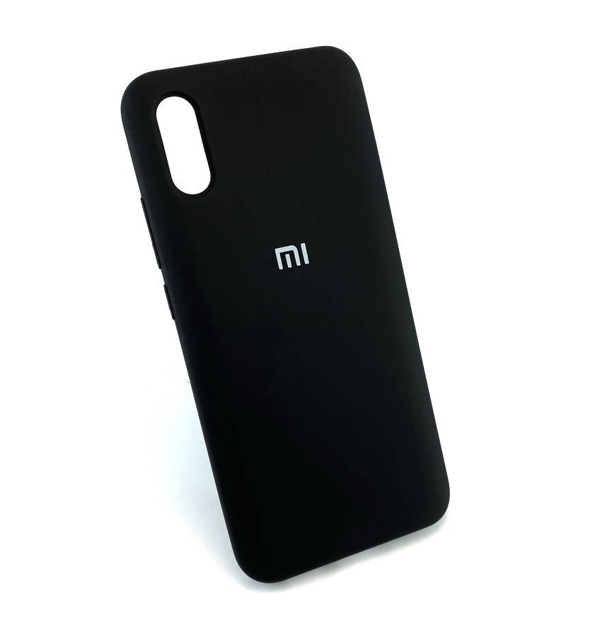 

Чехол для Xiaomi Redmi 9A накладка бампер противоударный Silicone Cover черный