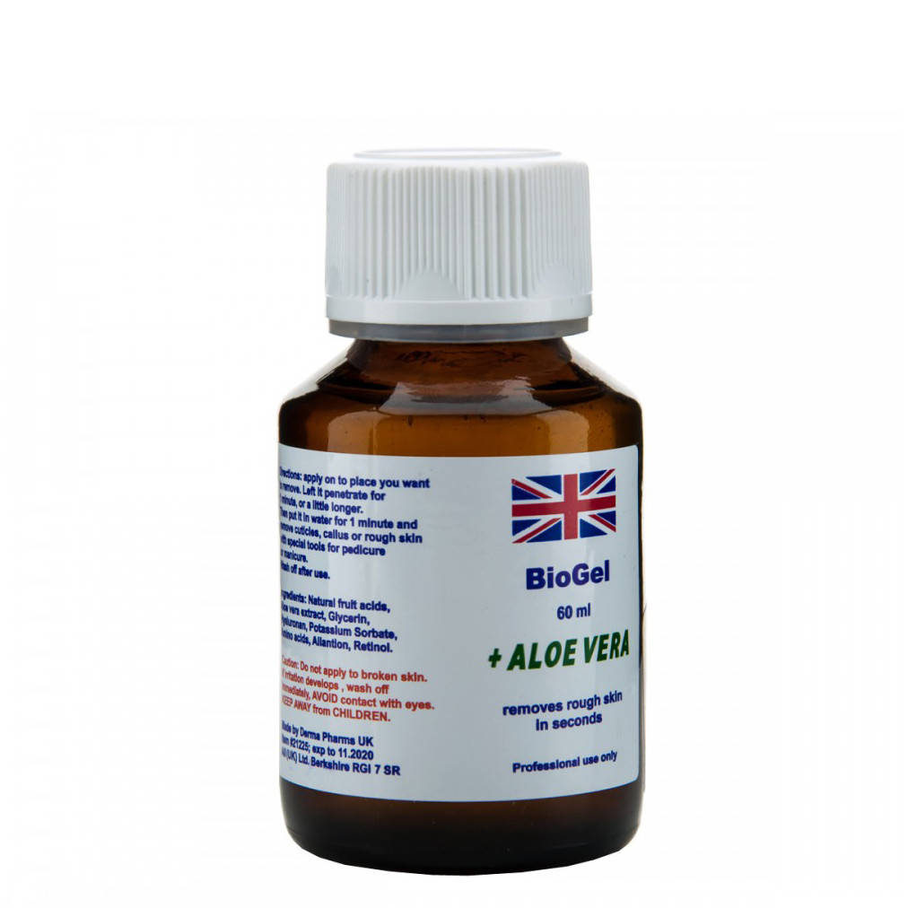 

Кислотний пілінг для педикюру BioGel з Aloe Vera (60 мл)