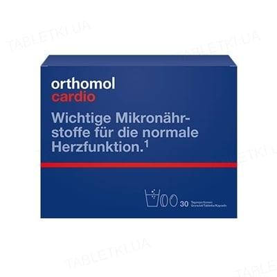 

Витамины Ортомол Кардио для сердечно-сосудистой системы 30 дней Orthomol Cardio гранулы+таблетки+капсулы