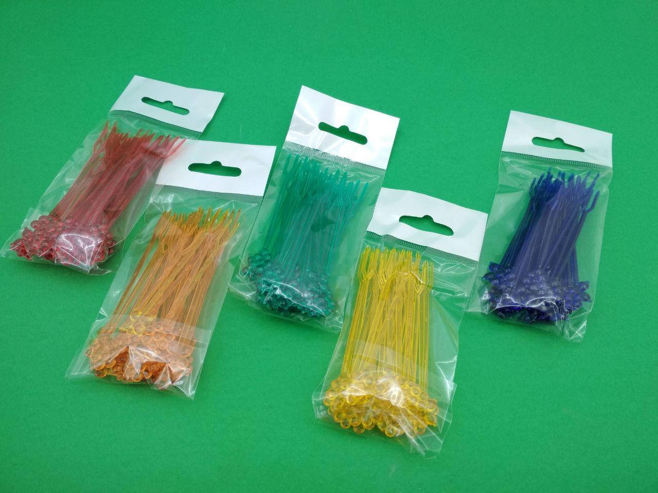 

Шпажка - вилочка для канапе 25шт ТМ "Супер торба" (1 пач)