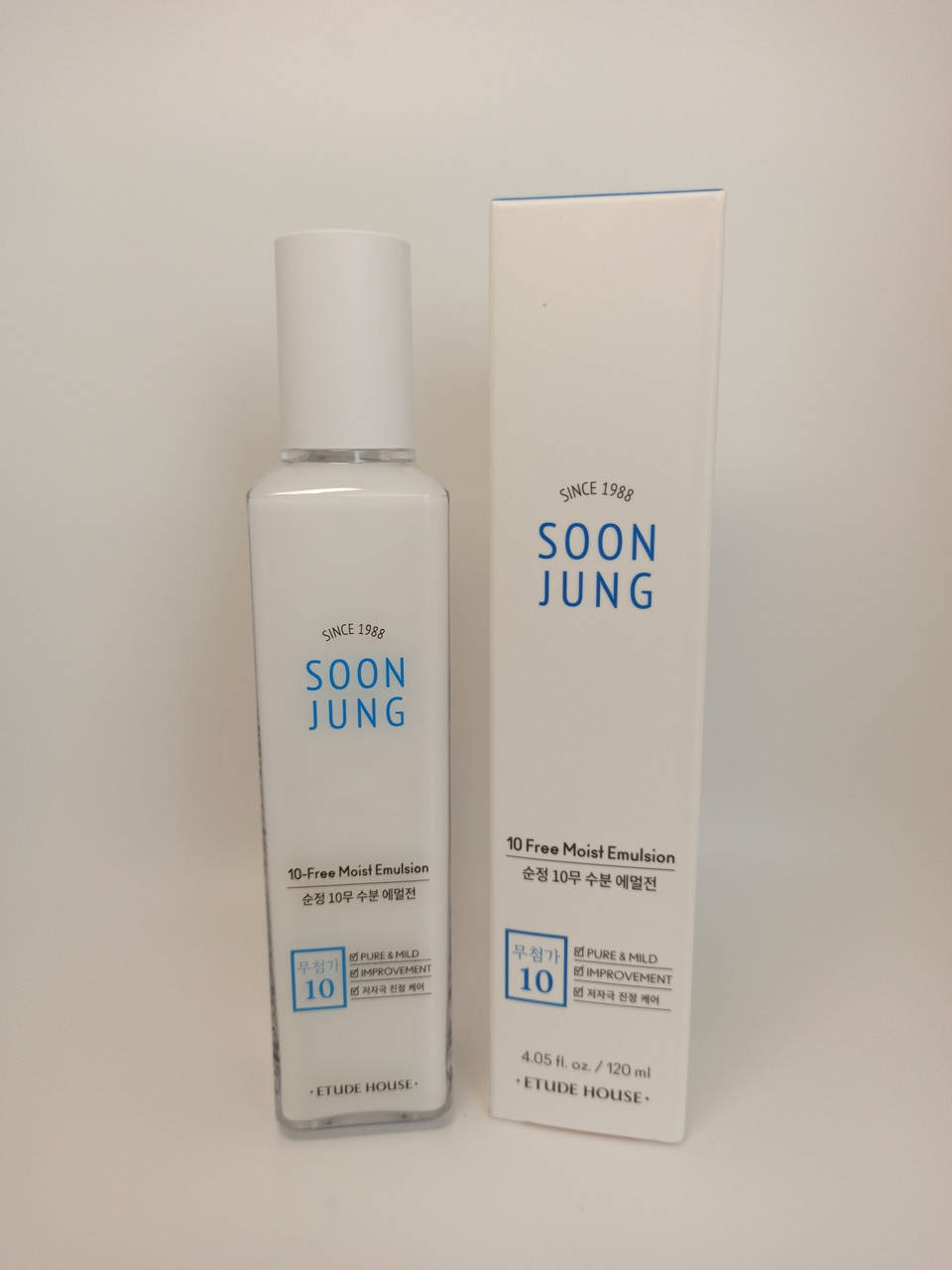 

Etude House Soon Jung 10 Free Moist Emulsion Эмульсия успокаивающая