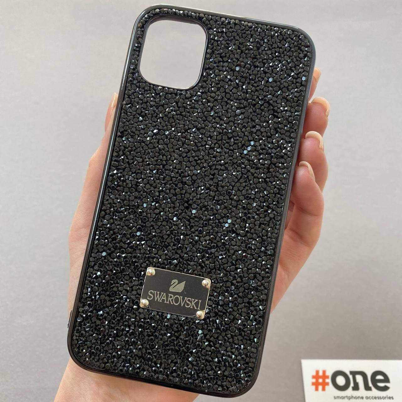 

Чехол для Apple iPhone 11 с камнями сваровски женский чехол на телефон айфон 11 черный