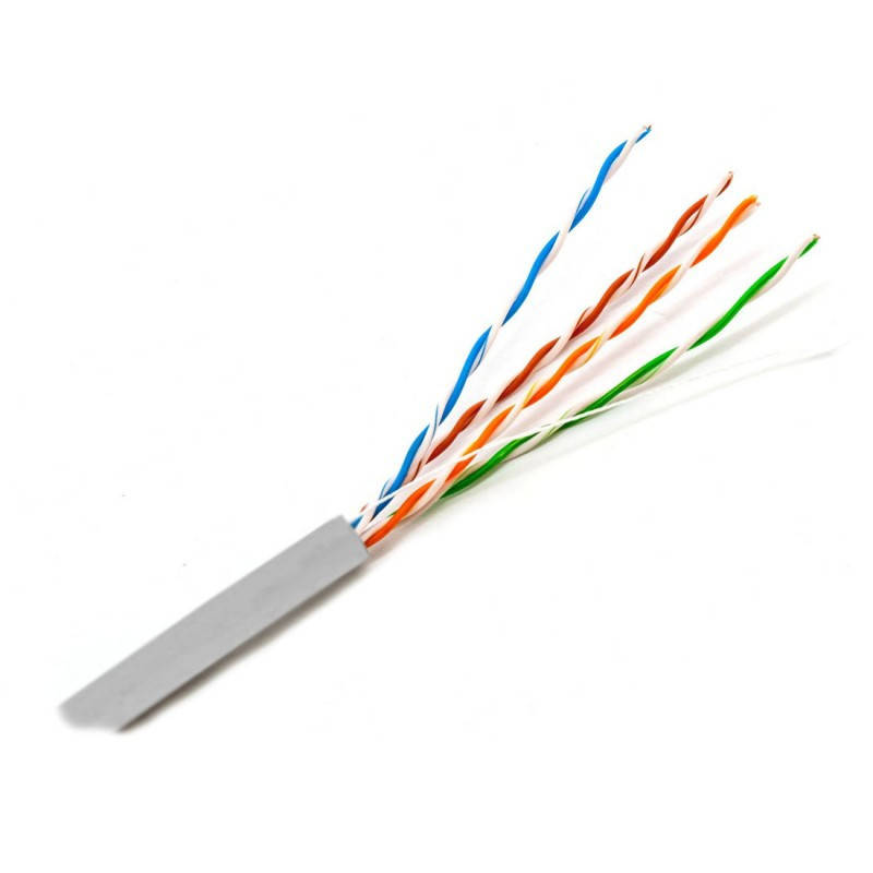 

Вита пара UTP cat 5E 4PR (0,50мм) CCA PVC 305м, Gray